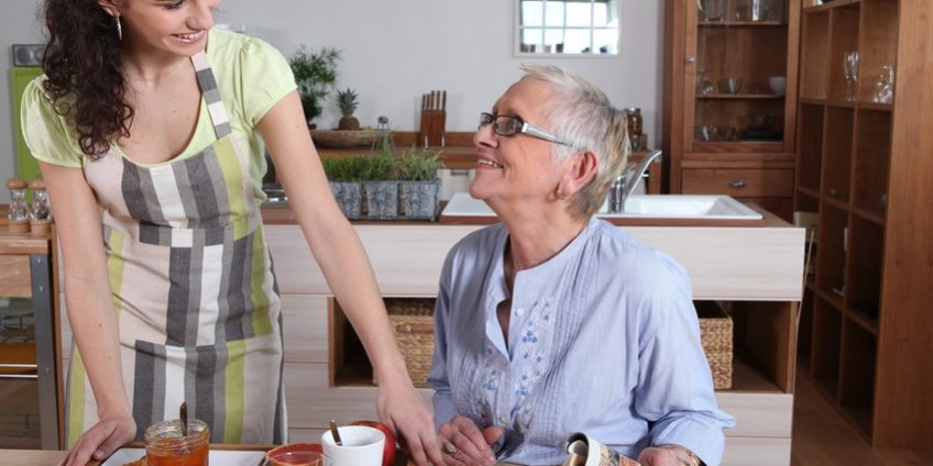 Aide domicile avec personne ge