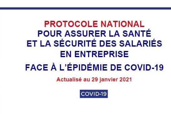 Protocole national 29 janvier 2021 Covid-19