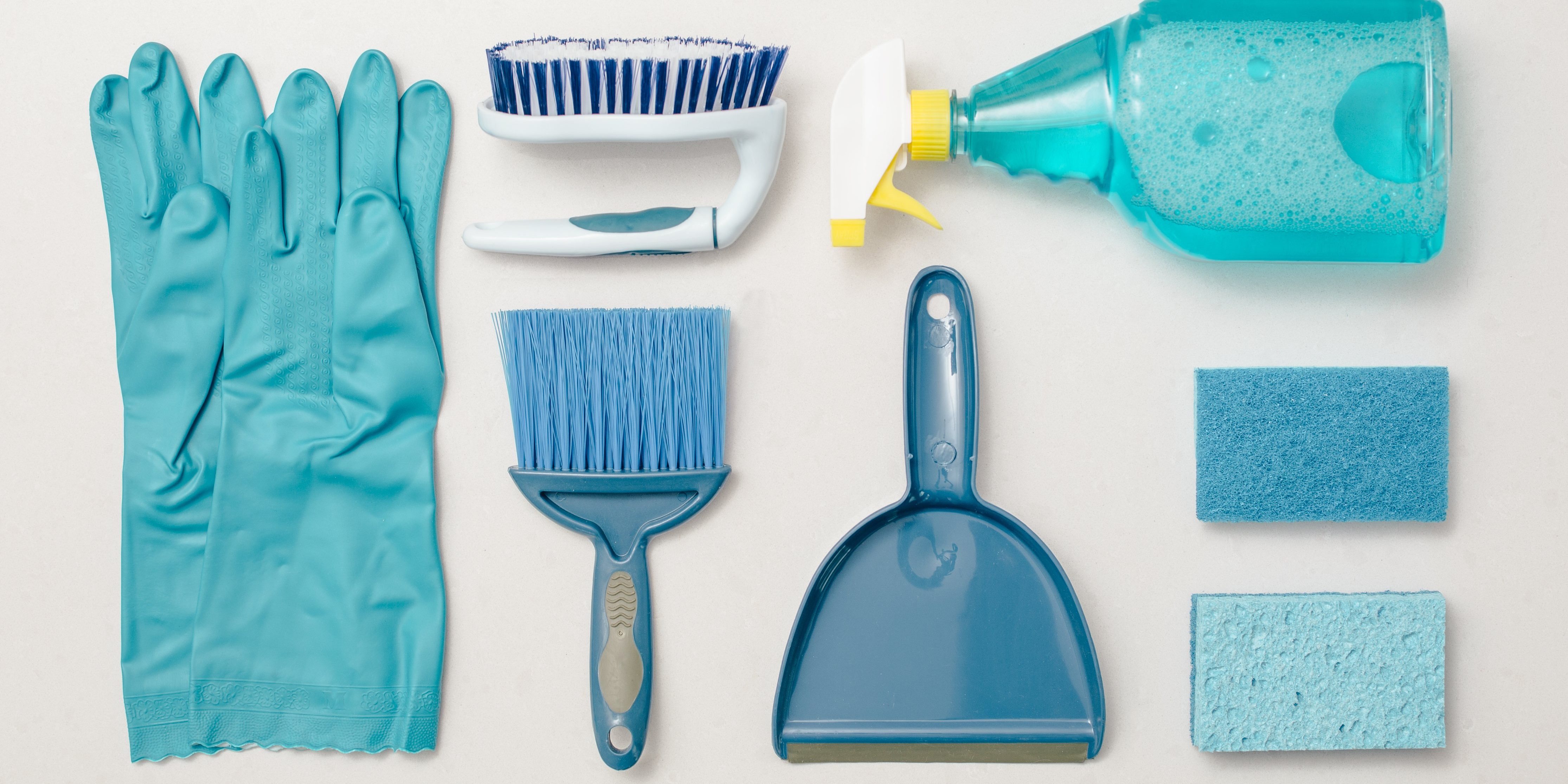 cleaning-blue-knolling-flatlay